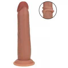   RealRock - dildo realistico a doppia densità (abbronzato) - 20,5 cm