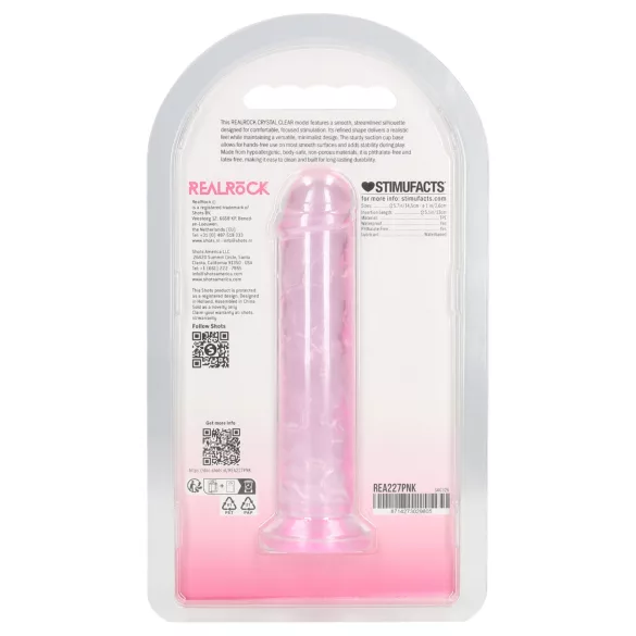 RealRock - dildo realistico con ventosa (rosa) - 12,7 cm