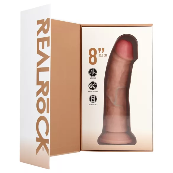 RealRock - dildo realistico con ventosa - pelle naturale 20,5cm