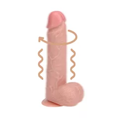   RealRock - vibratore rotante realistico - 20,5 cm - color carne