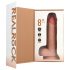 RealRock - vibratore con ventosa spinta - realistico - 20,5 cm beige