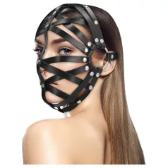 Ouch! - maschera a gabbia in ecopelle - nero