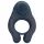 Loveline - anello fallico vibrante con stimolatore clitorideo - grigio