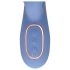 Loveline - vibratore riscaldante con spinta - silicone blu