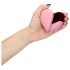 Loveline Tapping Heart - vibratore clitoride ricaricabile - silicone rosa