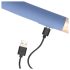 Loveline Travel - vibratore ricaricabile con serbatoio lubrificante (blu pastello)