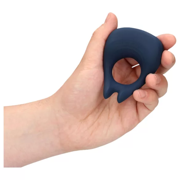 Loveline - anello fallico vibrante ricaricabile - silicone blu