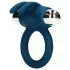 Loveline - anello fallico vibrante con coniglietto - silicone blu