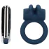 Loveline - anello fallico vibrante con coniglietto - silicone blu