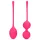 Loveline - set di palline vaginali kegel pesate - 2 pezzi - rosa