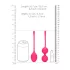 Loveline - set di palline vaginali kegel pesate - 2 pezzi - rosa