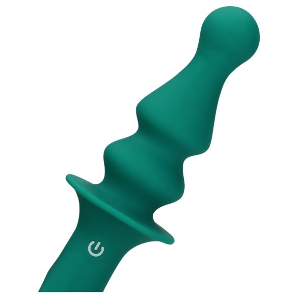 Loveline - vibratore anale ricaricabile con perle - verde