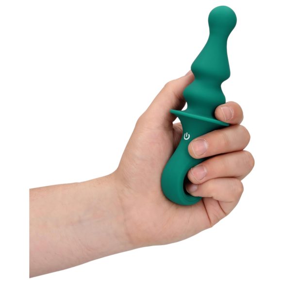 Loveline - vibratore anale ricaricabile con perle - verde