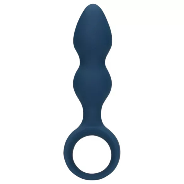 Loveline - plug anale con anello - piccolo - blu