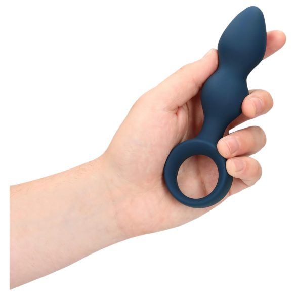 Loveline - dildo anale con anello - misura media - blu