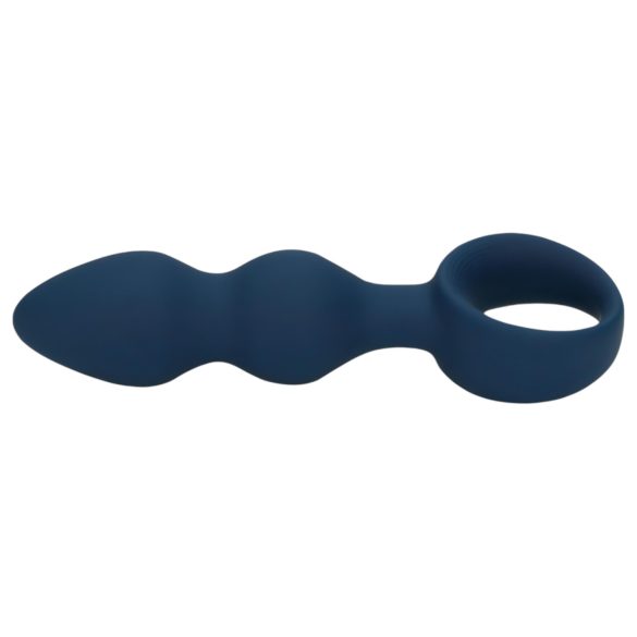 Loveline - dildo anale con anello - misura media - blu