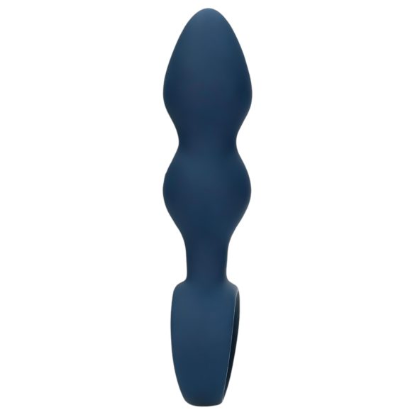 Loveline - plug anale con anello - grande - blu