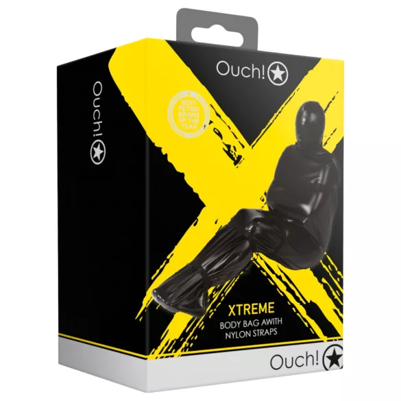 Ouch! Xtreme Body Bag - sacco costrittivo BDSM - nero