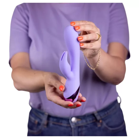 Loveline - vibratore rabbit clitoride ricaricabile - silicone viola