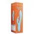 Loveline - vibratore rabbit impermeabile con stimolatore clitorideo - blu