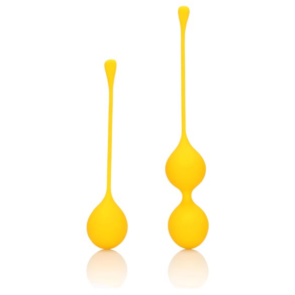 Loveline - Set di Geisha in silicone a 2 pezzi (giallo)