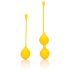 Loveline - Set di Geisha in silicone a 2 pezzi (giallo)