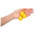 Loveline - Set di Geisha in silicone a 2 pezzi (giallo)