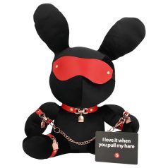   Bondage Rabbit - maschera con orecchie da coniglio - nero - accessorio BDSM