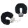 Ouch! - manette di peluche (nero)