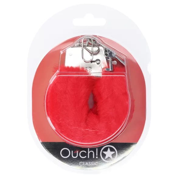 Ahi! - manette di peluche (rosse)