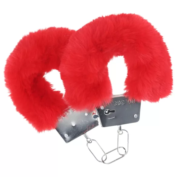Ahi! - manette di peluche (rosse)