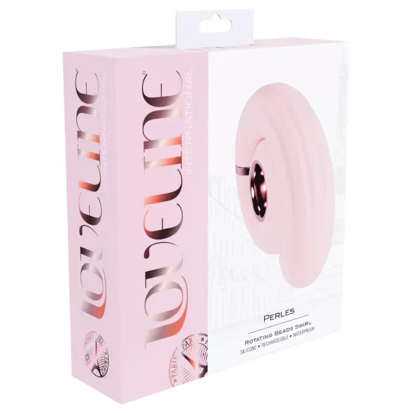 Loveline Perles - vibratore punto G con perle - silicone rosa
