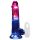 REALROCK - vibratore realistico con testicoli - luminoso - 20 cm