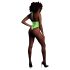 Ouch! - body intimo aperto - fosforescente - neon verde