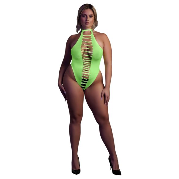 Ouch! - body intimo aperto - fosforescente - neon verde