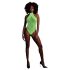 Ouch! - Body al neon verde con effetto cinghie fosforescenti