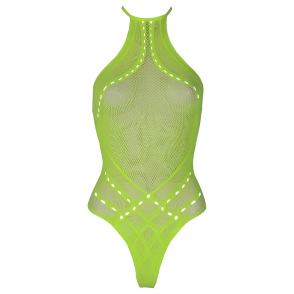 Ouch! - body effetto fluorescente con spalline - neon verde