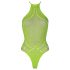 Ouch! - Body al neon verde con effetto cinghie fosforescenti