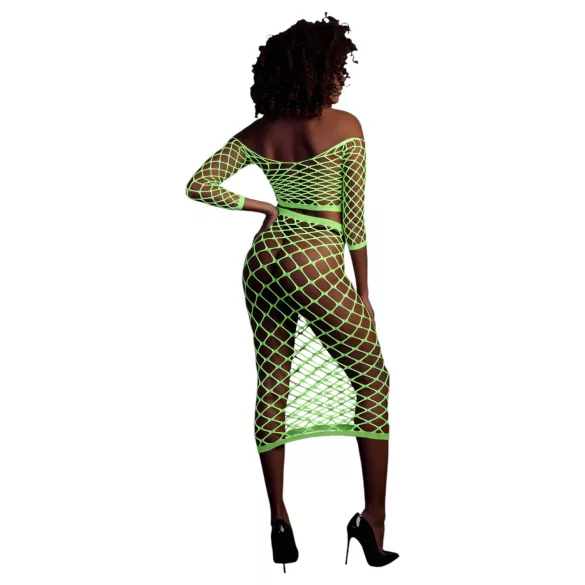 Ouch! - completo gonna e top fosforescenti - neon verde