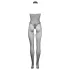 Le Désir - body in rete e pizzo - nero - taglia S-XL