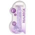 RealRock - dildo realistico trasparente - viola 19cm