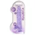 RealRock - dildo realistico trasparente - viola 22 cm
