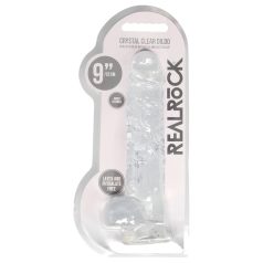 RealRock - dildo realistico trasparente - 22 cm