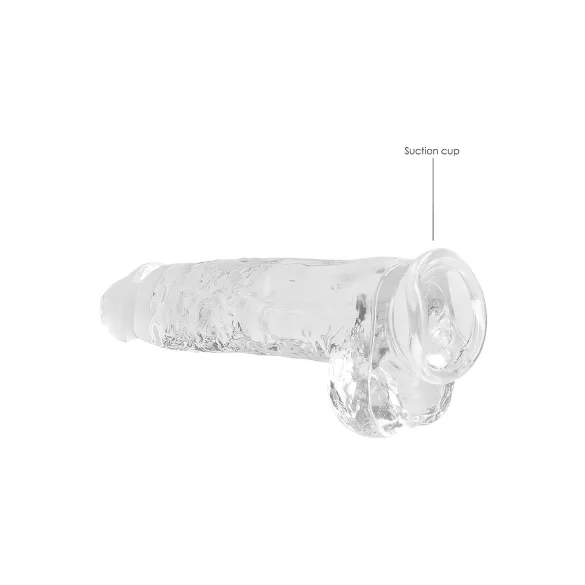 RealRock - dildo realistico trasparente - 22 cm