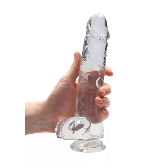 RealRock - dildo realistico trasparente - 22 cm