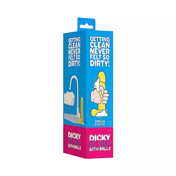 S-Line - Dicky - sapone a forma di pene con testicoli - vaniglia (210 g)