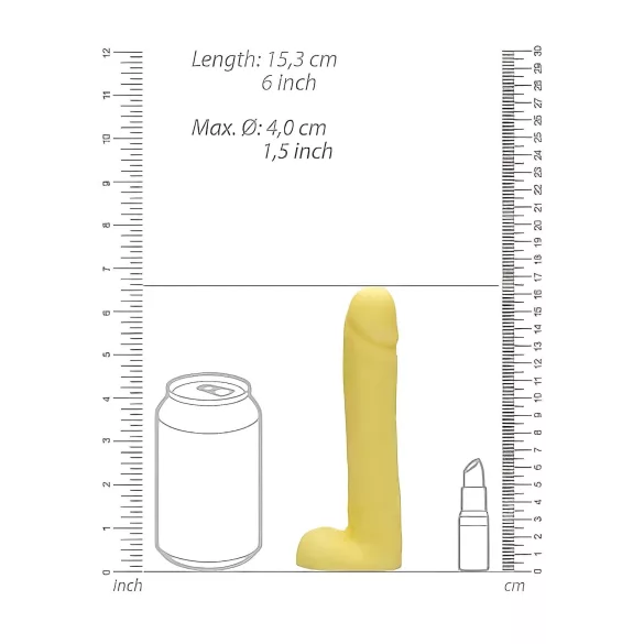S-Line - Dicky - sapone a forma di pene con testicoli - vaniglia (210 g)