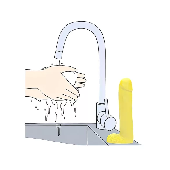 S-Line - Dicky - sapone a forma di pene con testicoli - vaniglia (210 g)