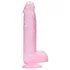 RealRock - dildo realistico trasparente - rosa 15cm