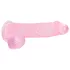 RealRock - dildo realistico trasparente - rosa 15cm